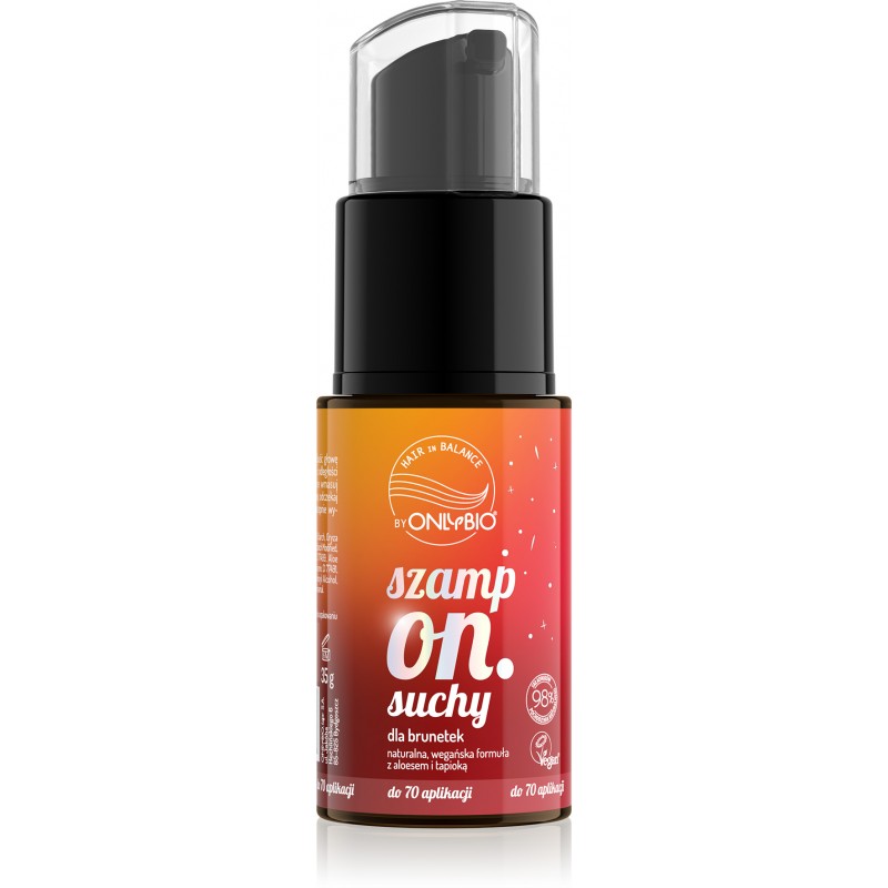 Hair in Balance by ONLYBIO Suchy szampon dla brunetek 35 g