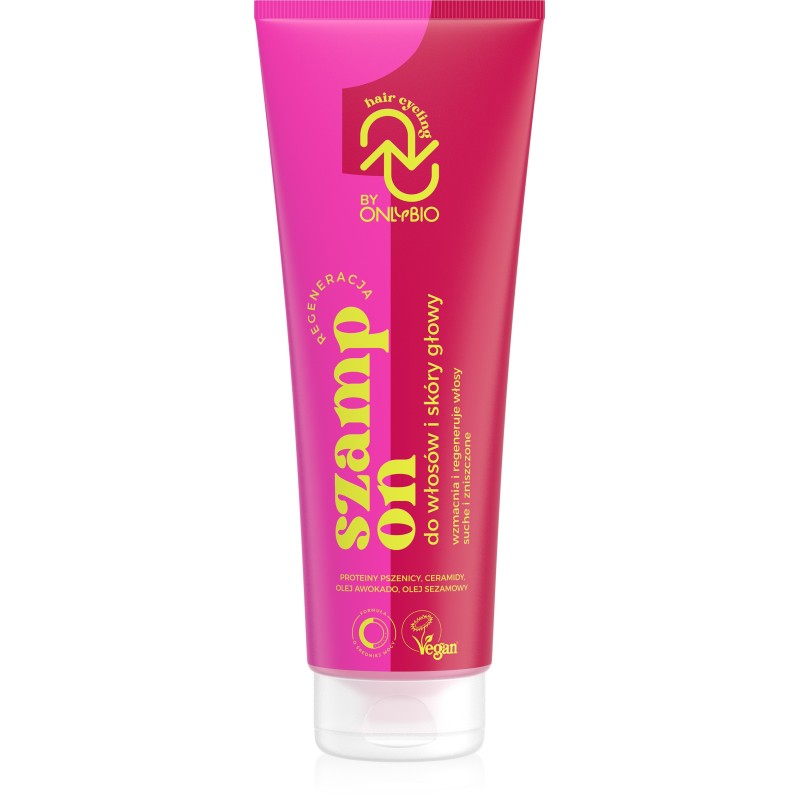 Hair Cycling by ONLYBIO Regeneracja szampon do włosów i skóry głowy 250ml