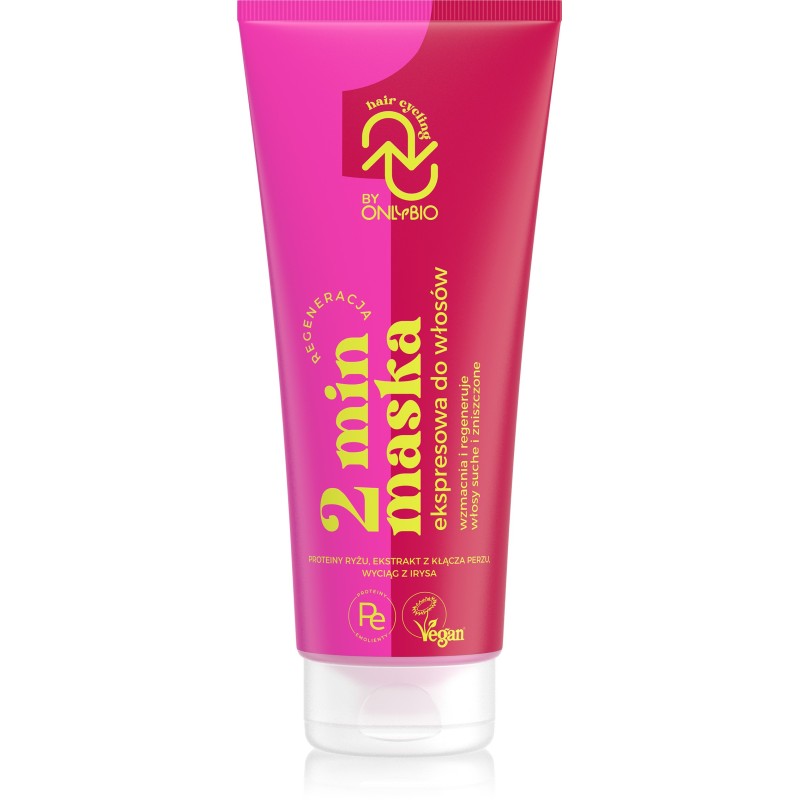 Hair Cycling by ONLYBIO Regeneracja 2 minutowa maska ekspresowa do włosów 200ml