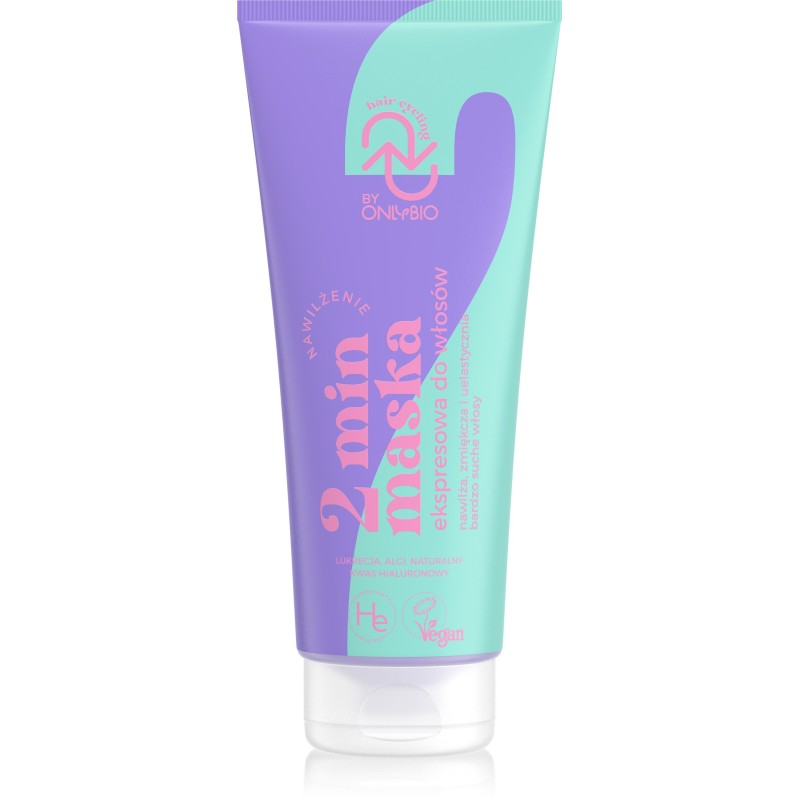 Hair Cycling by ONLYBIO Nawilżenie 2 minutowa maska ekspresowa do włosów 200ml