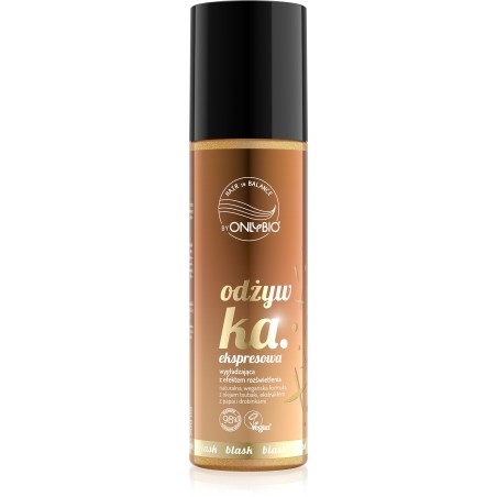 Hair in Balance by ONLYBIO Odżywka ekspresowa wygładzająca z efektem rozświetlenia 200ml