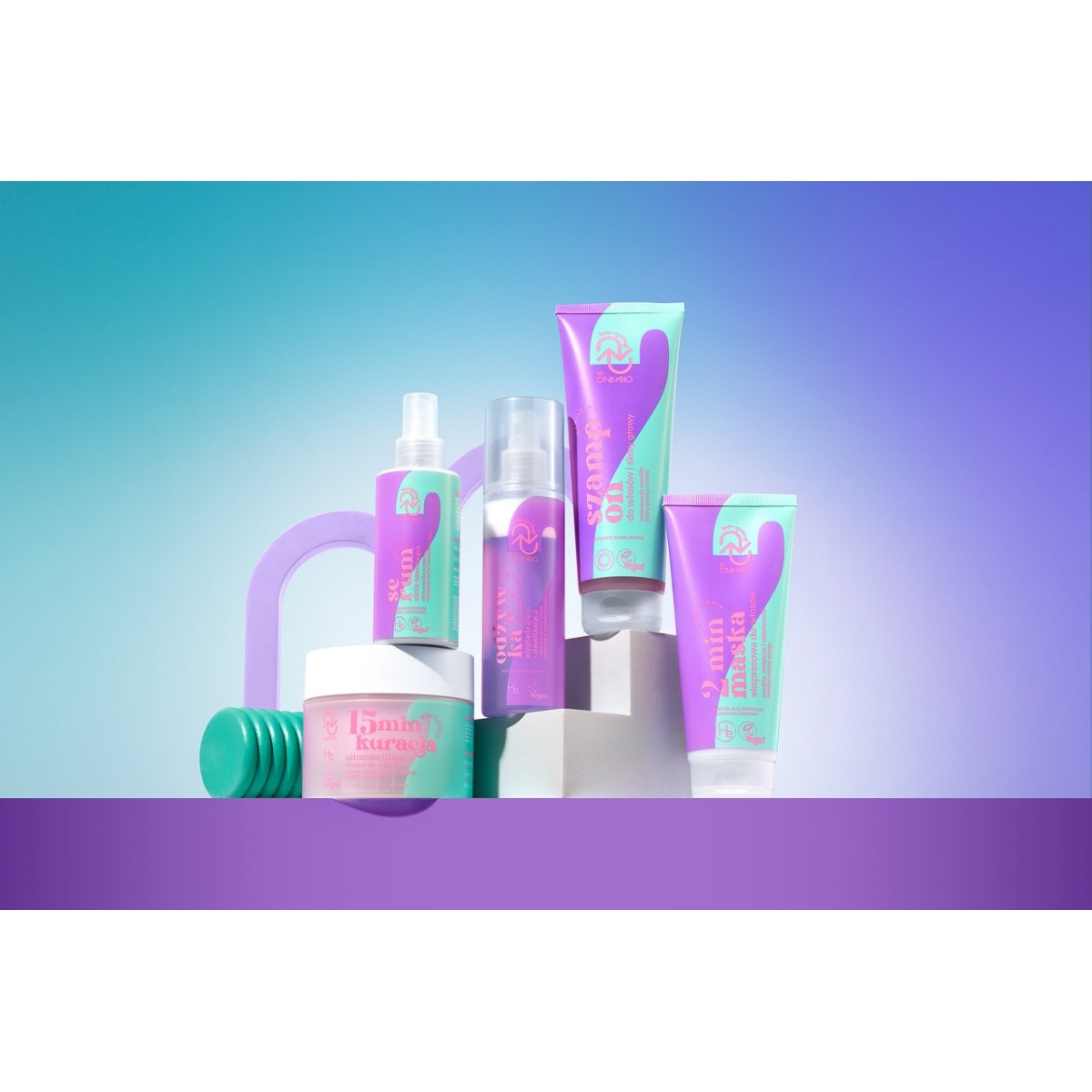 Hair Cycling by ONLYBIO Nawilżenie szampon do włosów i skóry głowy 250ml