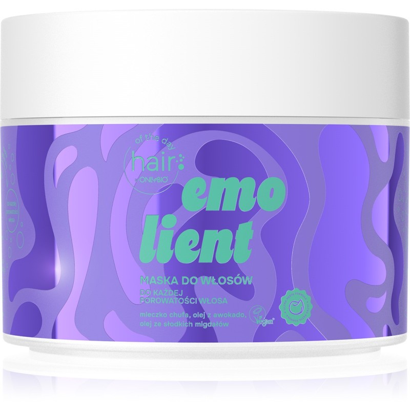 ONLYBIO Hair of the day Maska emolientowa do włosów 280 ml