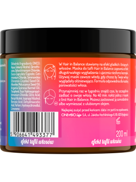 Hair in Balance by ONLYBIO Maska do tafli 200 ml