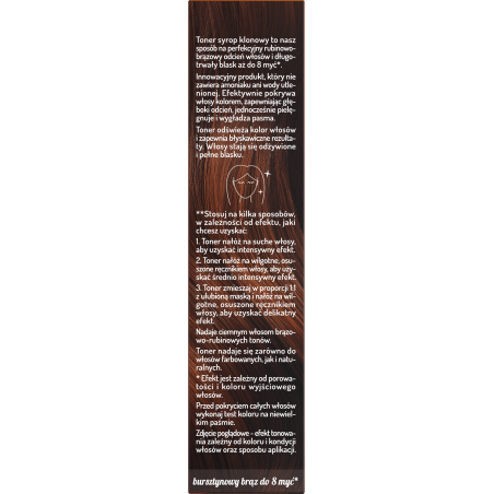Hair in Balance by ONLYBIO Toner Syrop Klonowy 100 ml