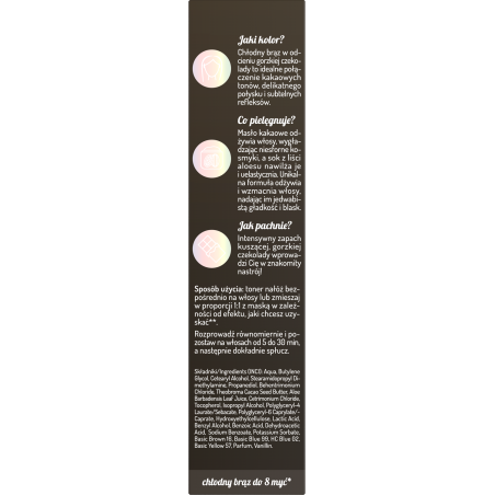 Hair in Balance by ONLYBIO Toner Gorzka Czekolada 100 ml
