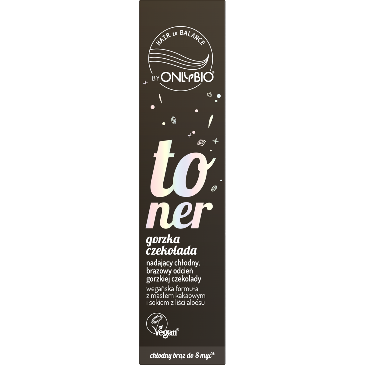 Hair in Balance by ONLYBIO Toner Gorzka Czekolada 100 ml