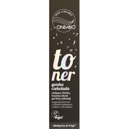 Hair in Balance by ONLYBIO Toner Gorzka Czekolada 100 ml