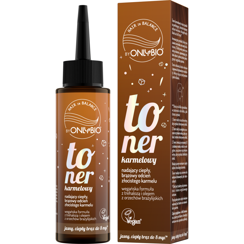 Hair in Balance by ONLYBIO Toner Karmelowy 100 ml