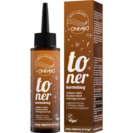 Hair in Balance by ONLYBIO Toner Karmelowy 100 ml