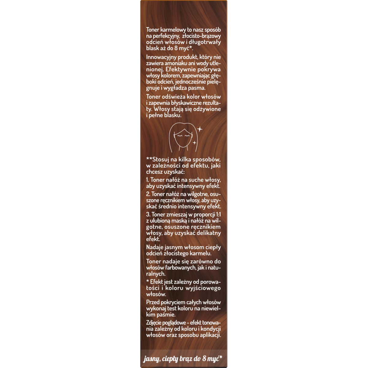 Hair in Balance by ONLYBIO Toner Karmelowy 100 ml