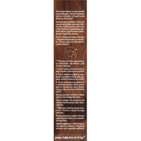 Hair in Balance by ONLYBIO Toner Karmelowy 100 ml