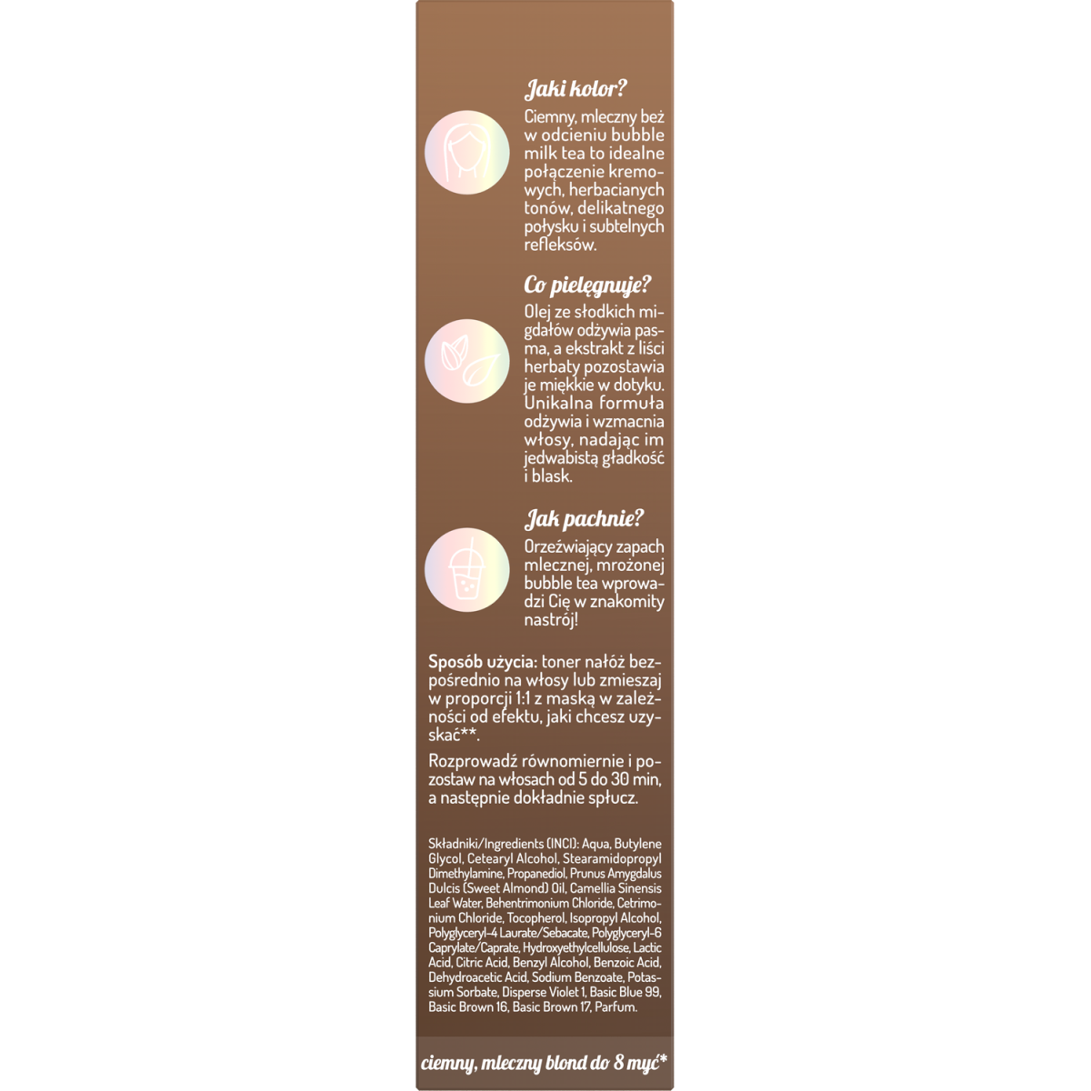 Hair in Balance by ONLYBIO Toner Bubble Milk Tea 100 ml
