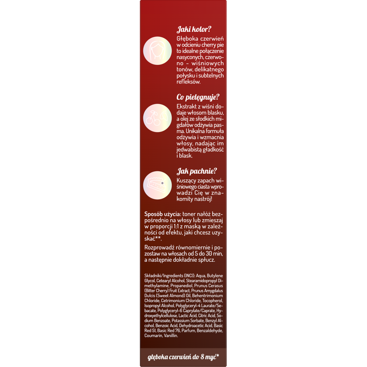 Hair in Balance by ONLYBIO Toner Cherry Pie 100 ml