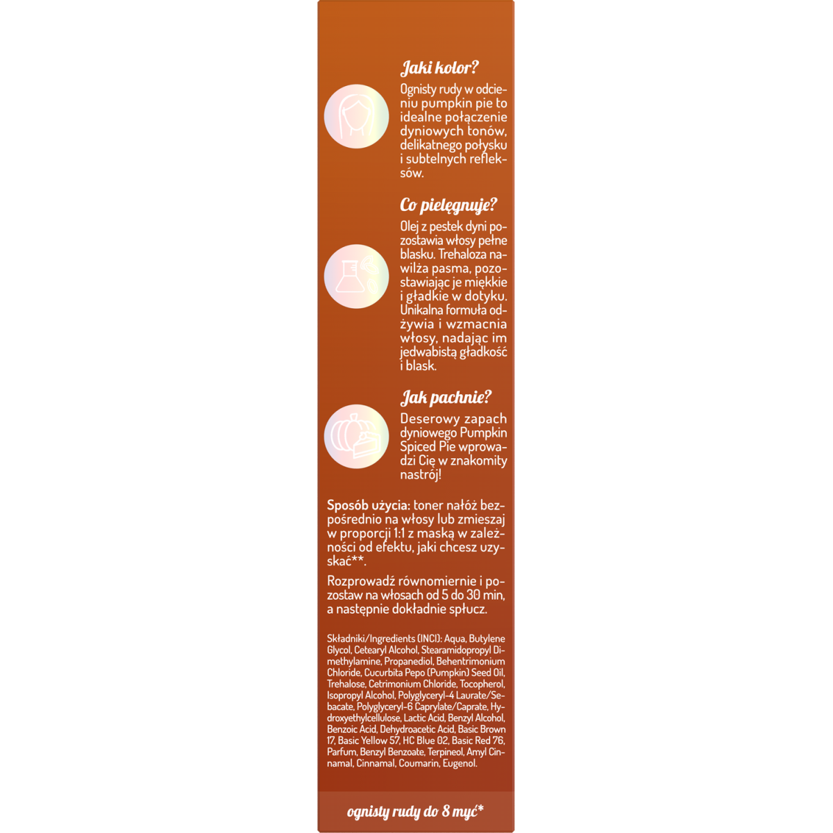 Hair in Balance by ONLYBIO Toner Pumpkin Pie 100 ml