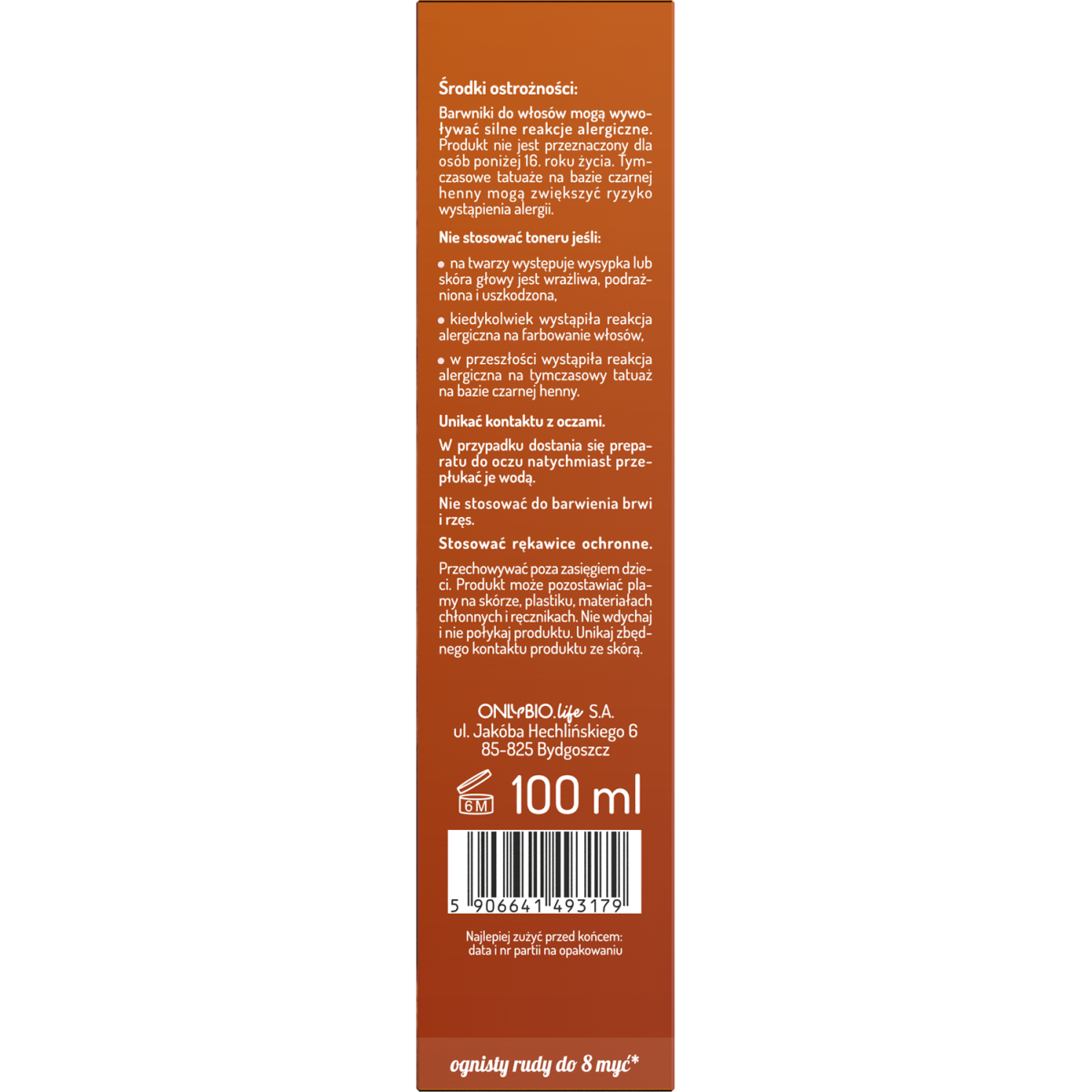 Hair in Balance by ONLYBIO Toner Pumpkin Pie 100 ml
