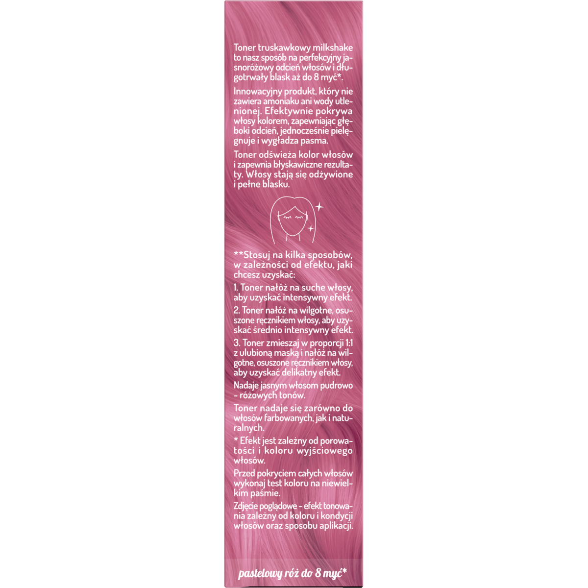 Hair in Balance by ONLYBIO Toner Truskawkowy Milkshake 100 ml