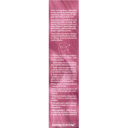 Hair in Balance by ONLYBIO Toner Truskawkowy Milkshake 100 ml