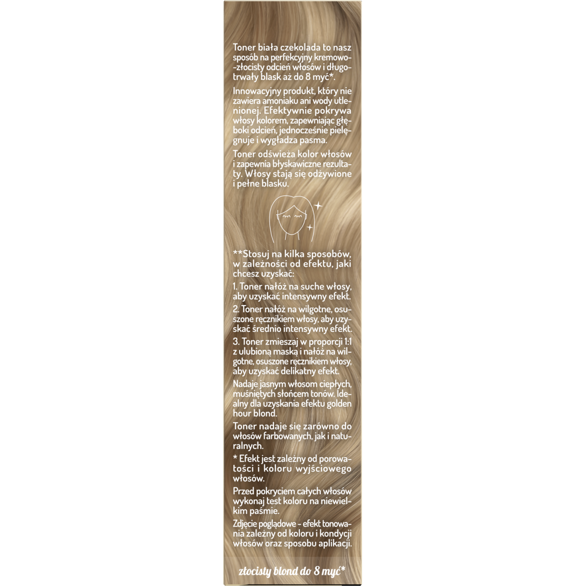 Hair in Balance by ONLYBIO Toner Biała Czekolada 100 ml