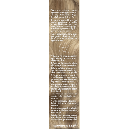 Hair in Balance by ONLYBIO Toner Biała Czekolada 100 ml