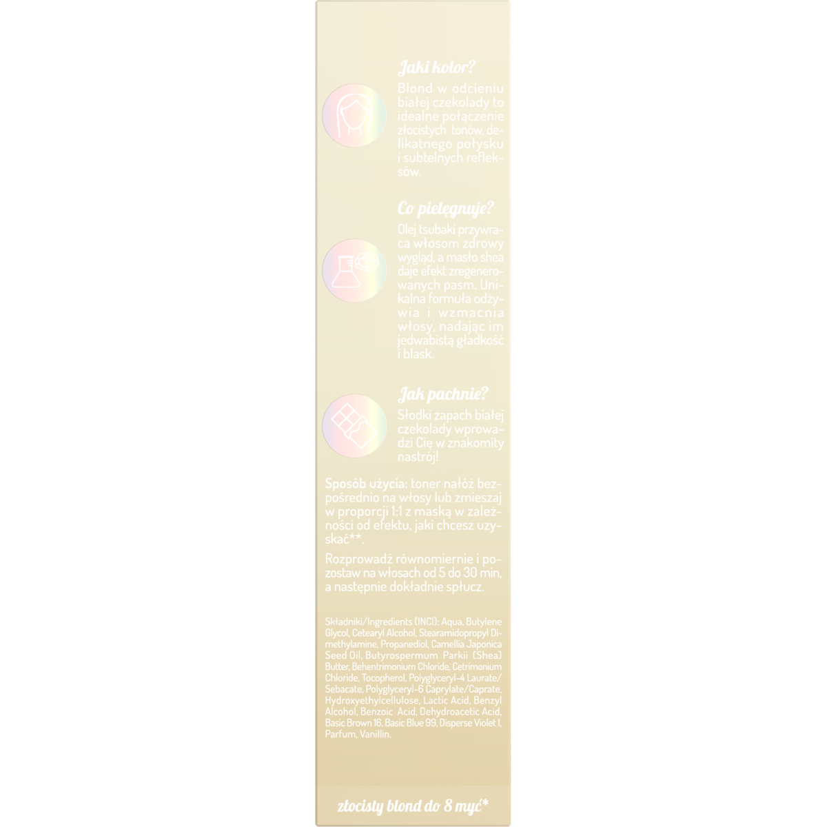 Hair in Balance by ONLYBIO Toner Biała Czekolada 100 ml
