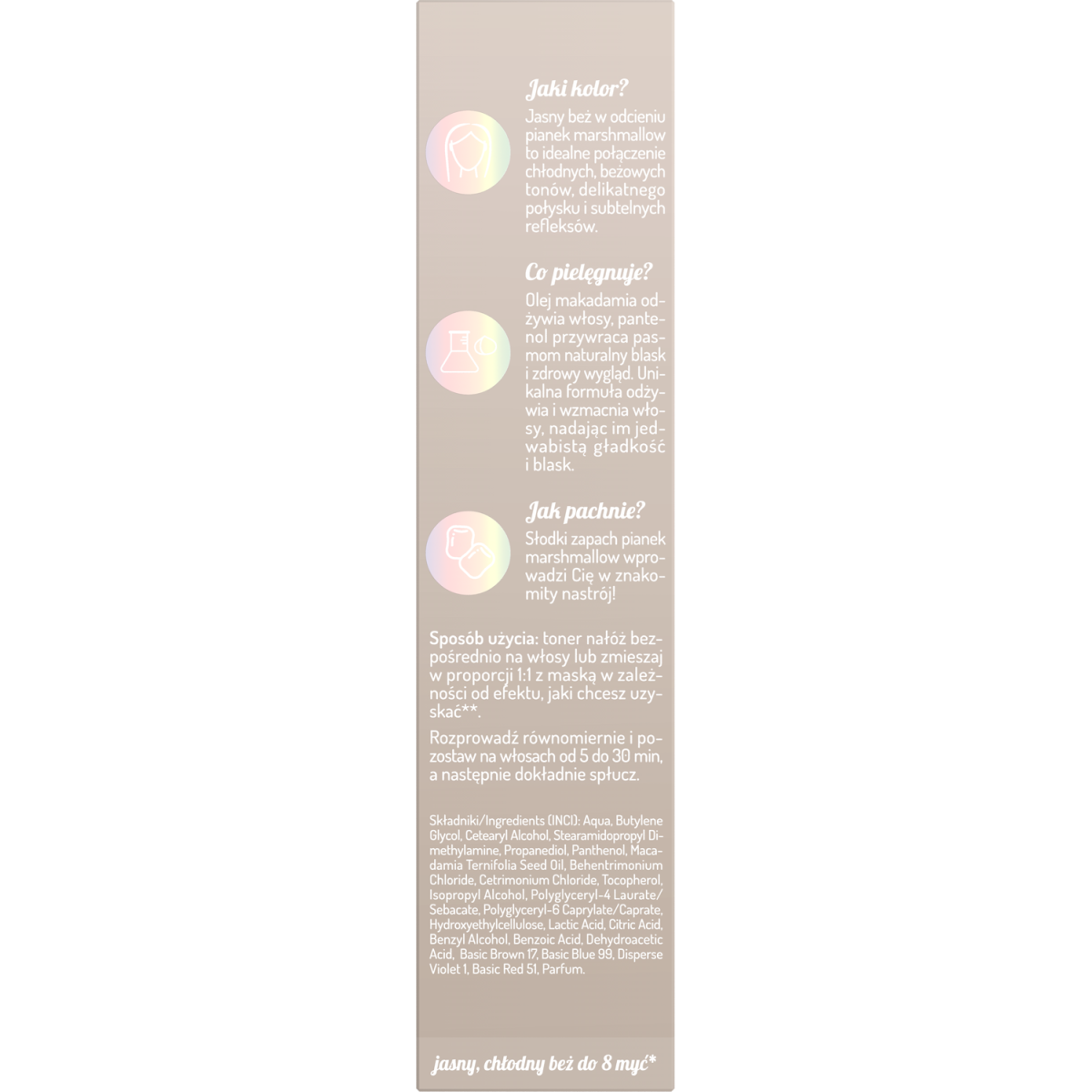 Hair in Balance by ONLYBIO Toner Marshmallow Blonde 100 ml
