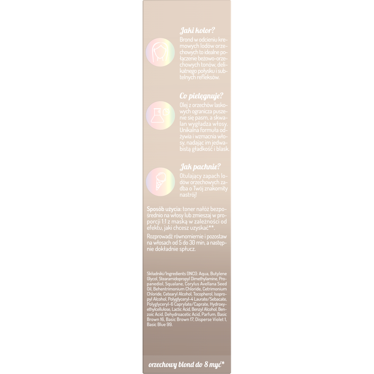 Hair in Balance by ONLYBIO Toner Lody Orzechowe 100 ml