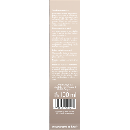 Hair in Balance by ONLYBIO Toner Lody Orzechowe 100 ml