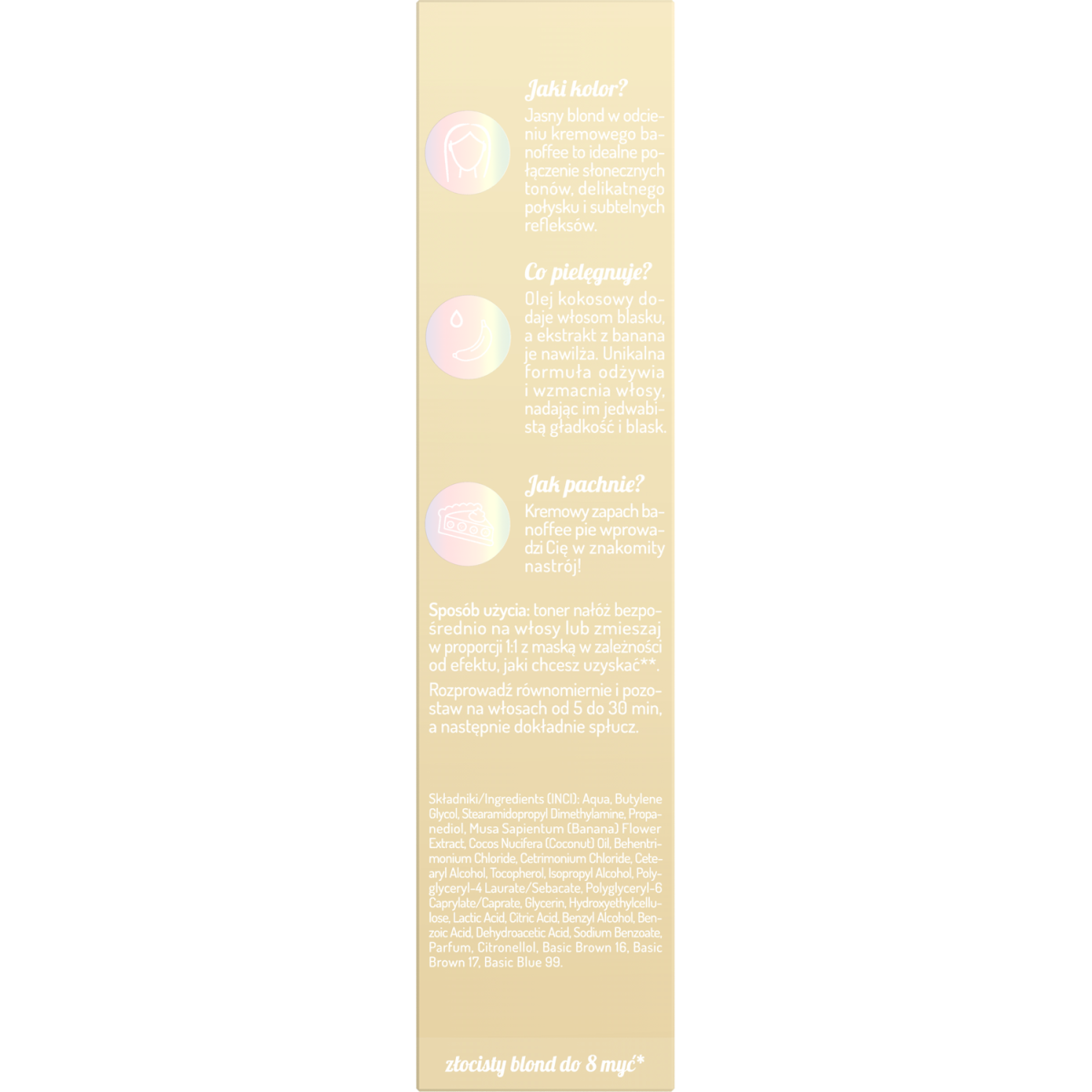 Hair in Balance by ONLYBIO Toner Banoffee 100 ml