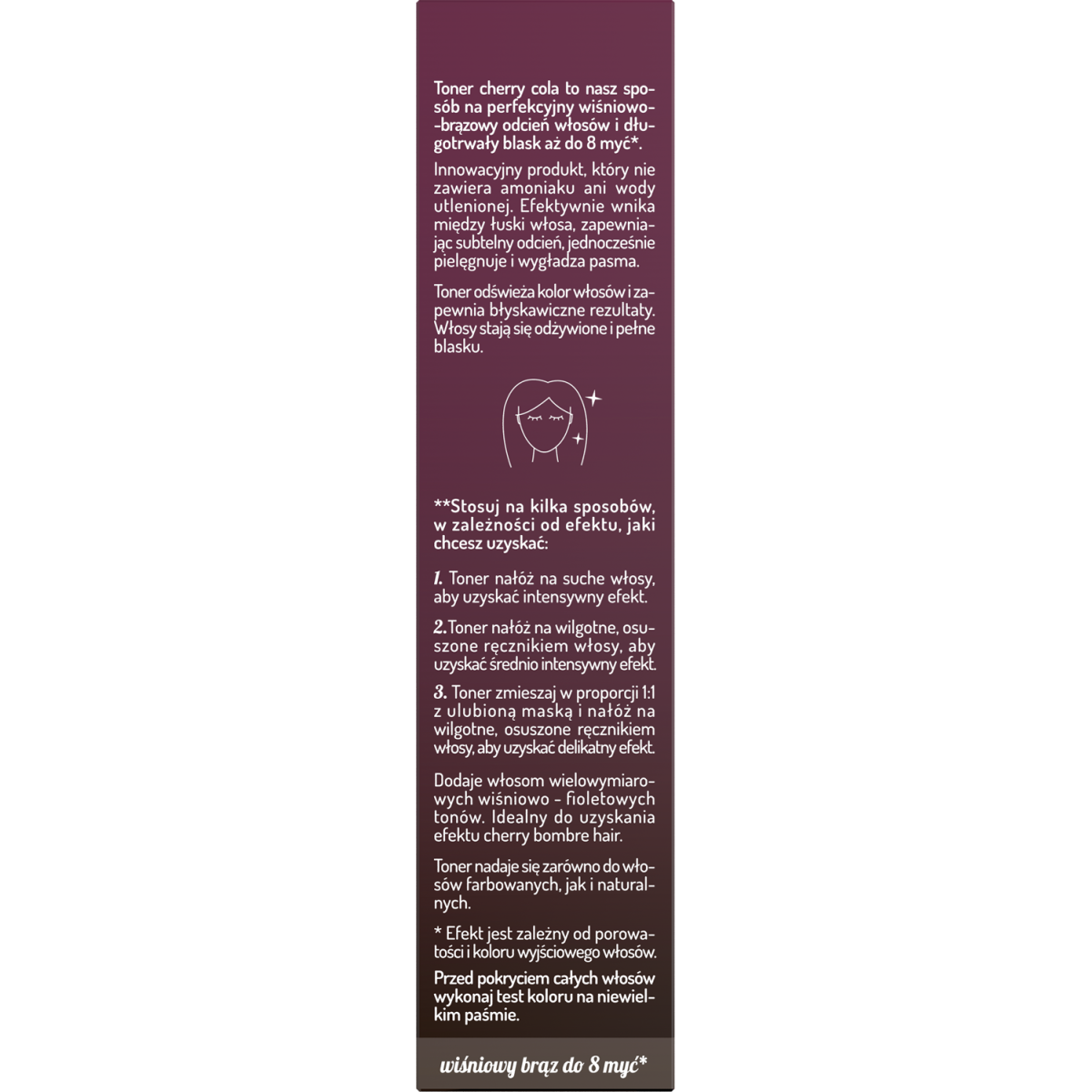 Hair in Balance by ONLYBIO Toner cherry-cola 100ml