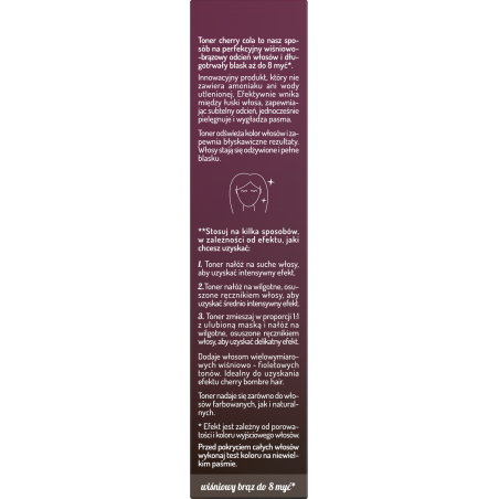 Hair in Balance by ONLYBIO Toner cherry-cola 100ml