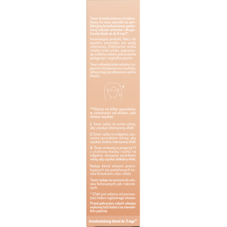 Hair in Balance by ONLYBIO Toner brzoskwiniowo-śmietankowy 100ml