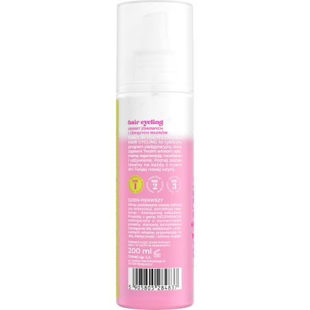 Hair Cycling by ONLYBIO Regeneracja odżywka dwufazowa wygładzająco-regenerująca 200ml