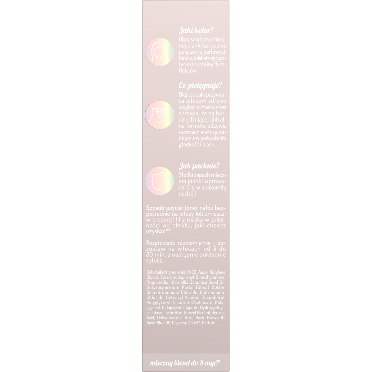 Hair in Balance by ONLYBIO Toner mleczny 100ml
