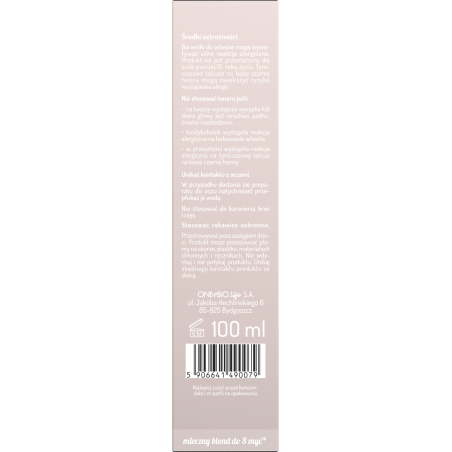 Hair in Balance by ONLYBIO Toner mleczny 100ml