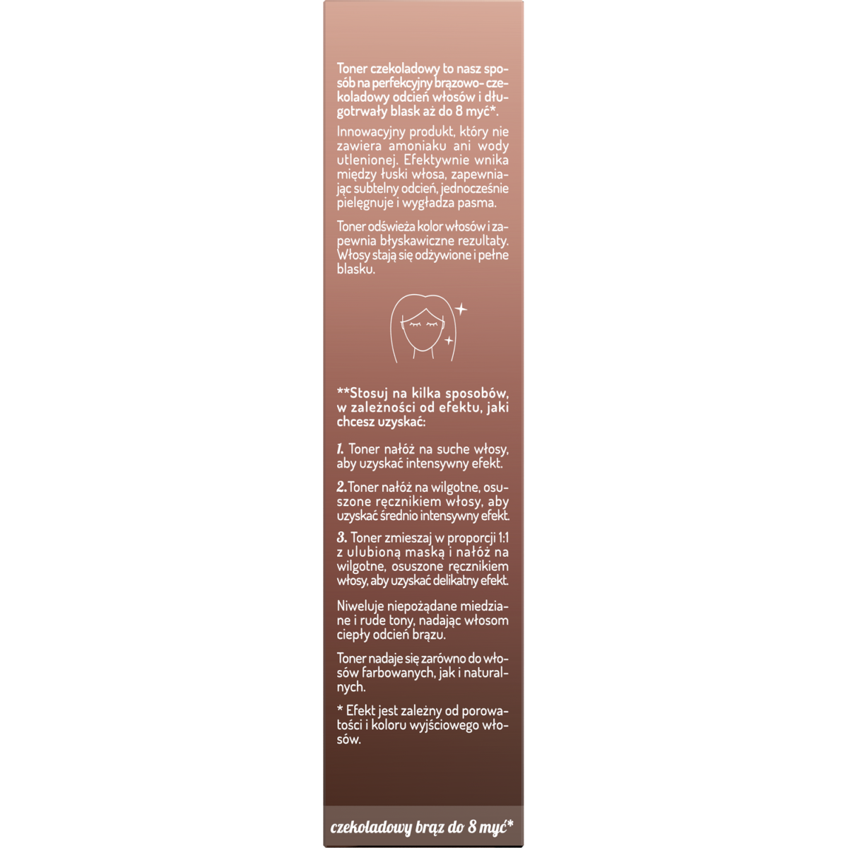 Hair in Balance by ONLYBIO Toner czekoladowy 100ml