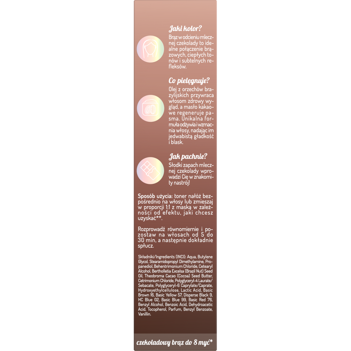 Hair in Balance by ONLYBIO Toner czekoladowy 100ml