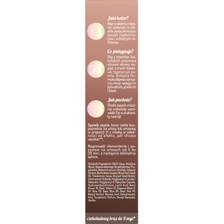 Hair in Balance by ONLYBIO Toner czekoladowy 100ml
