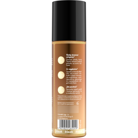 Hair in Balance by ONLYBIO Odżywka ekspresowa wygładzająca z efektem rozświetlenia 200ml
