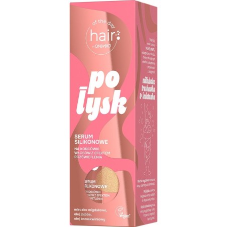 ONLYBIO Hair of the day Połysk Serum silikonowe do włosów z drobinkami 70 ml