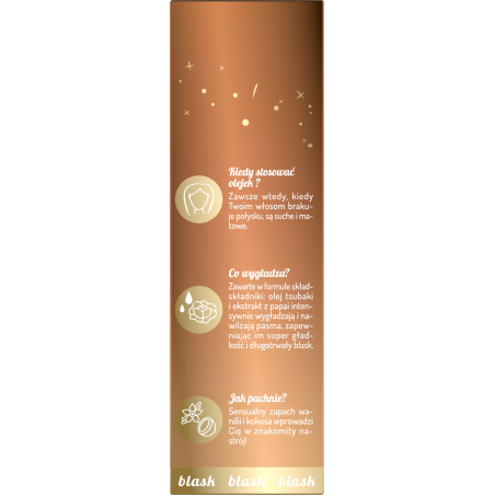 Hair in Balance by ONLYBIO Olejek wygładzający z efektem rozświetlenia 70ml