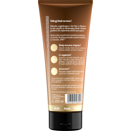 Hair in Balance by ONLYBIO Odżywka wygładzająca 200ml