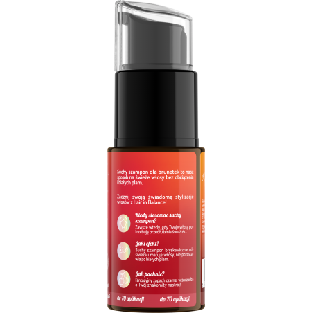 Hair in Balance by ONLYBIO Suchy szampon dla brunetek 35 g