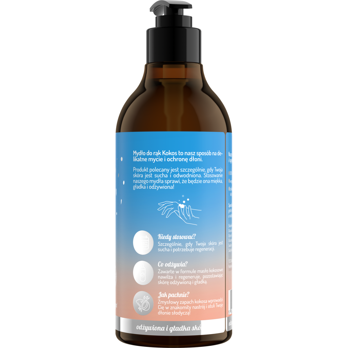 Hand in Balance by ONLYBIO Mydło do rąk kokos 400ml