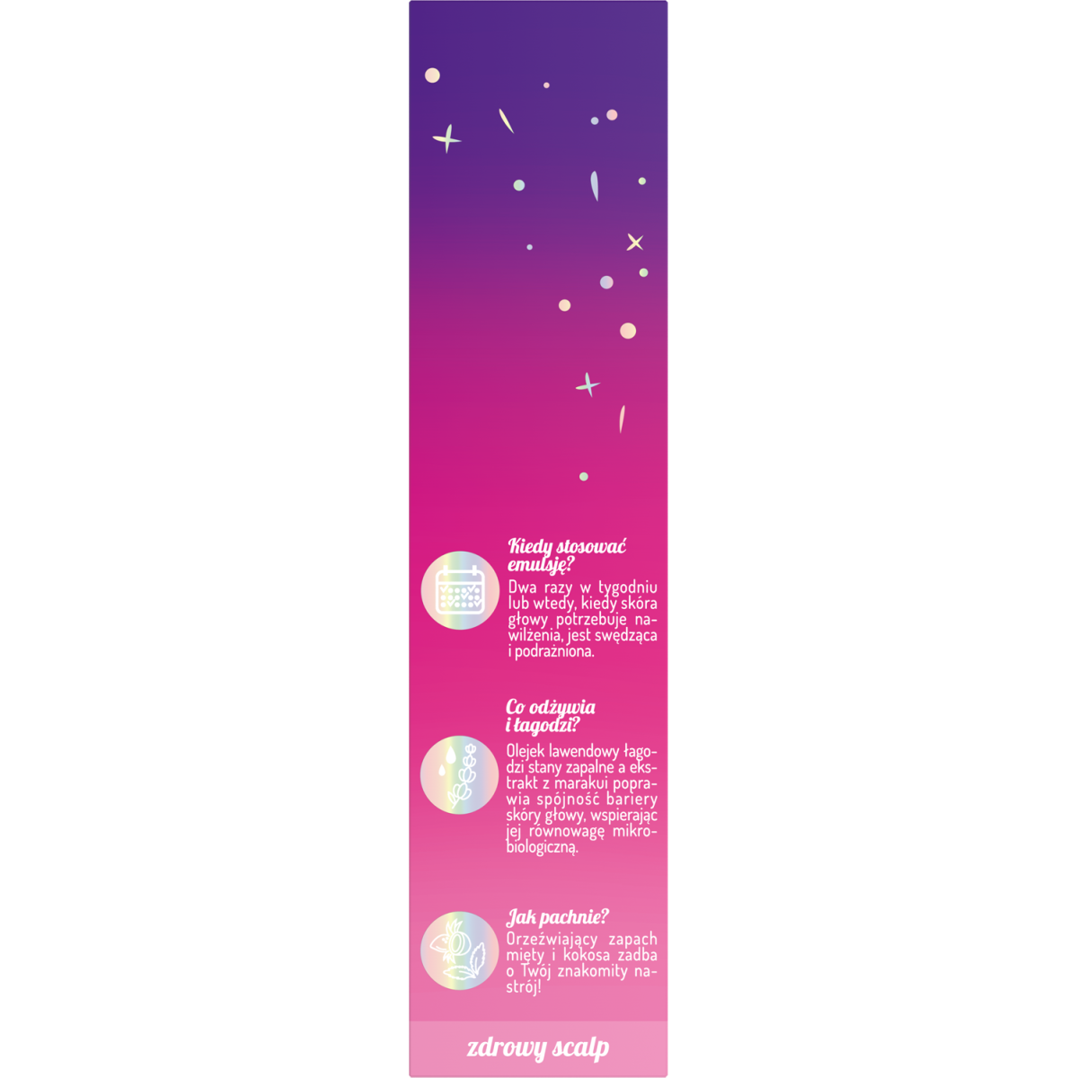 Hair in Balance by ONLYBIO Emulsja odżywczo łagodząca do podrażnionej skóry głowy 125ml