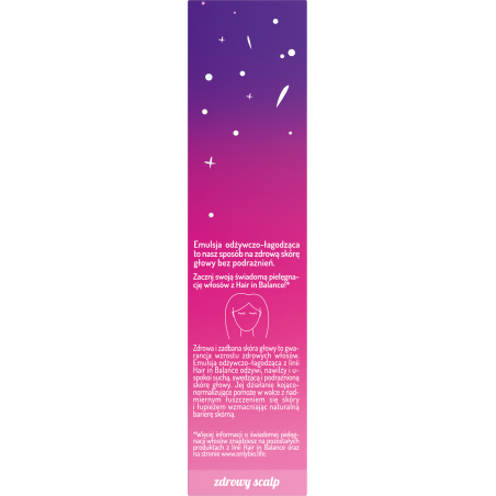 Hair in Balance by ONLYBIO Emulsja odżywczo łagodząca do podrażnionej skóry głowy 125ml