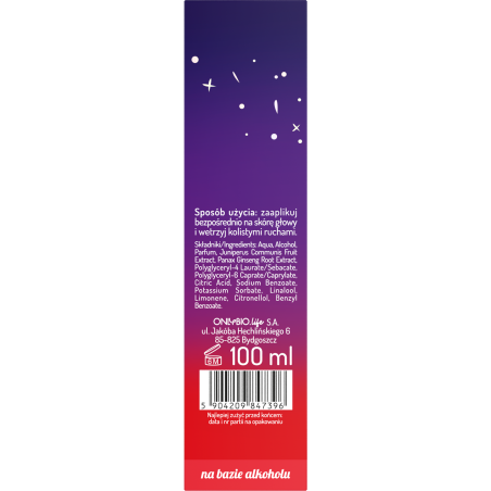Hair in Balance by ONLYBIO Wcierka booster intensywnie pobudzająca 100ml