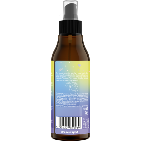 Hair in Balance Kids by ONLYBIO Mgiełka dla dzieci ułatwiająca rozczesywanie włosów 150ml