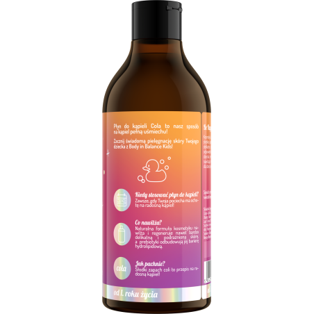 Body in Balance Kids by ONLYBIO Płyn do kąpieli dla dzieci cola 500ml