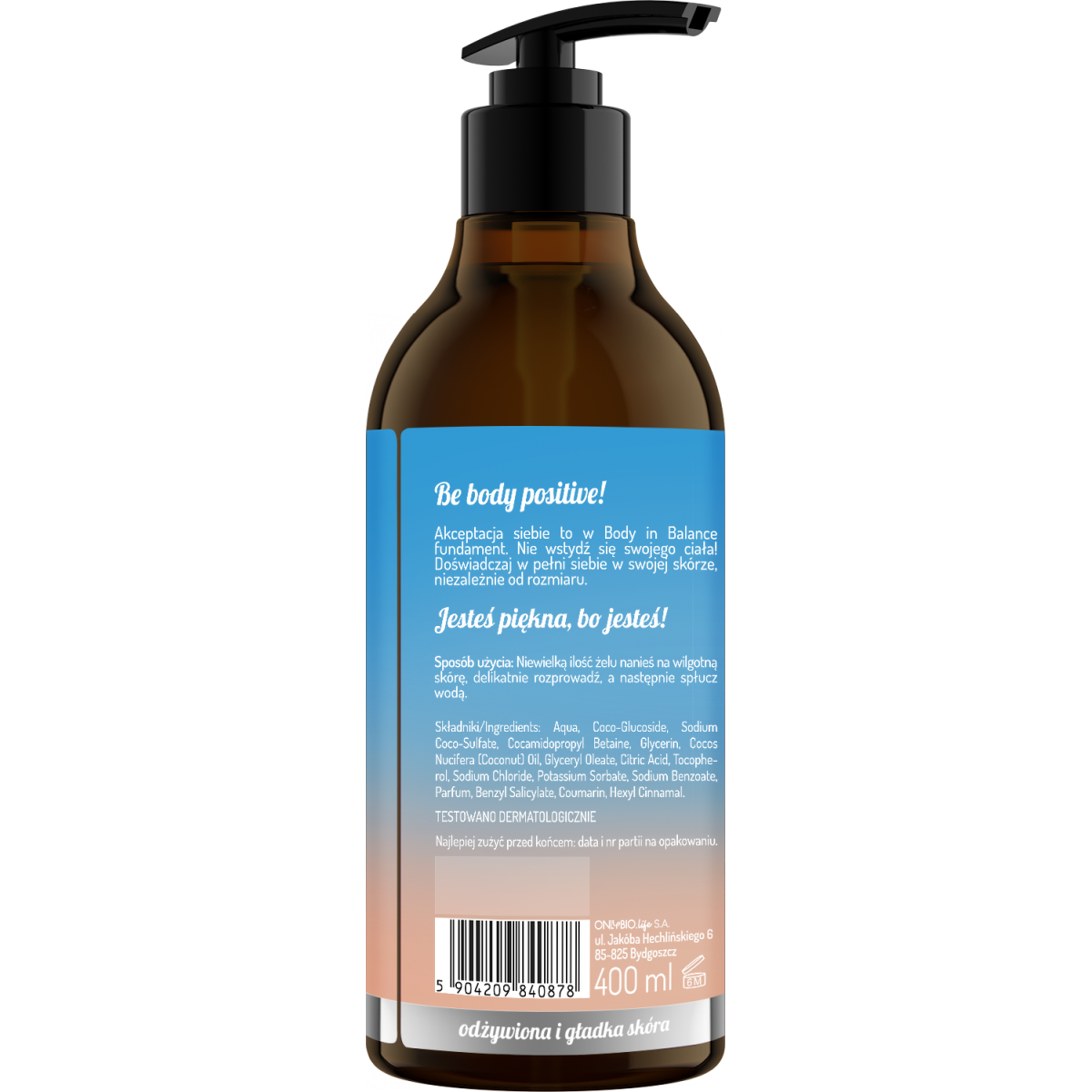 Body in Balance by ONLYBIO Żel pod prysznic Kokos 400ml